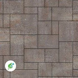 Тротуарная плитка Инсбрук Альпен Берилл Гладкая SteinRus 60 мм