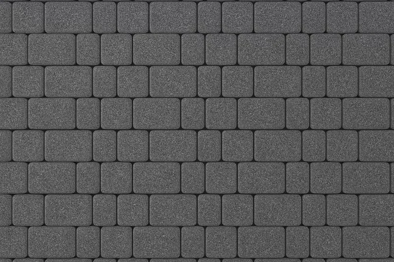 Тротуарная плитка Старый город Черный агат Stellard 60 мм