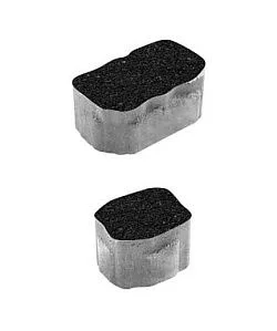 Тротуарная плитка АРЕНА Стоунмикс Черный Б.1.АР.6 Выбор 60 мм