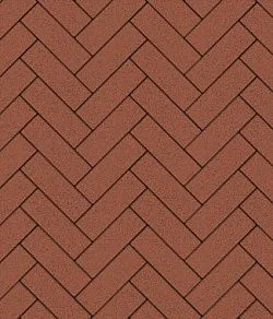 Тротуарная плитка ПРЯМОУГОЛЬНИК 360х80 Стандарт Красный Б.8.П.8 Выбор 80 мм