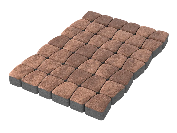 Тротуарная плитка Классико Мокко Stellard 60 мм