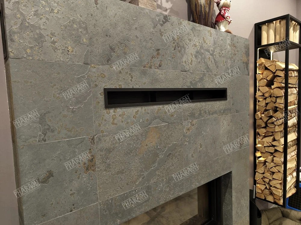 Плитка Сланец Мультиколор (натуральный скол) 600х600 Pharaon