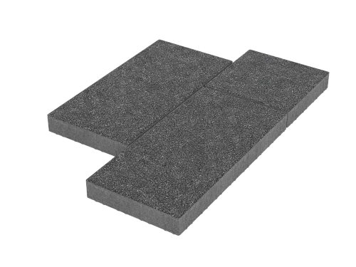 Тротуарная плитка Мозаика XL Красный гранит Stellard 60 мм