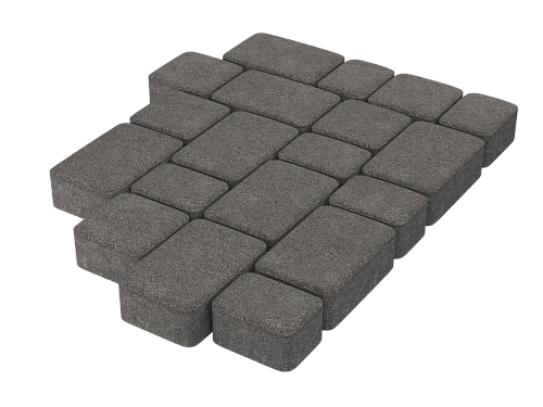 Тротуарная плитка Старый город Желтый Stellard 40 мм