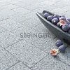 Тротуарная плитка Новый город Пепельный гранит (Fumo Bello) Steingot 40 мм