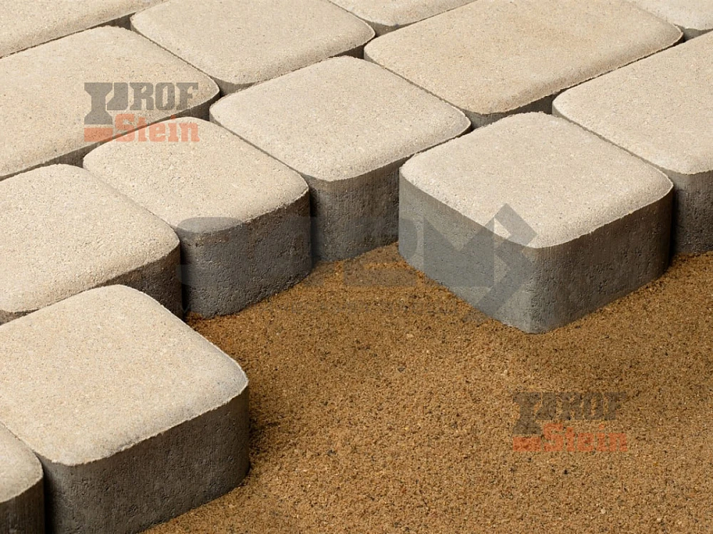 Тротуарная плитка Классика, Белый 342 МЗ 60 мм