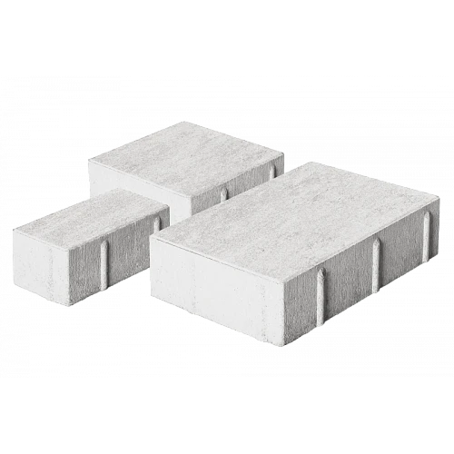 Тротуарная плитка Новый город 1НГ6Ф Серая Нобетек 60 мм