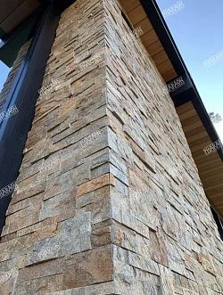 3D панель из натурального камня Кварцит Мультиколор Модерн Pharaon