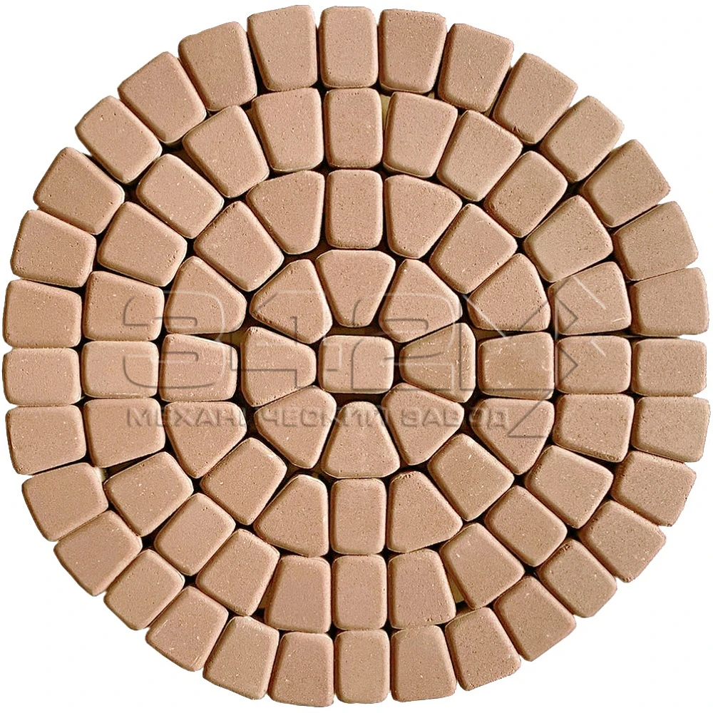 Тротуарная плитка Круговая классика 60 Бежевый 342 МЗ