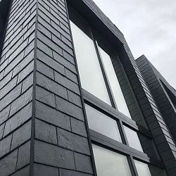 Плитка Сланец чёрный (натуральный скол) 200х 400 Pharaon