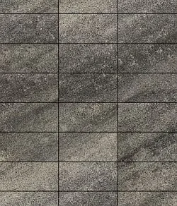 Тротуарная плитка ПРЯМОУГОЛЬНИК 300х150 Листопад гранит Антрацит Б.10.П.8 Выбор 80 мм