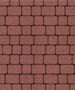 Тротуарная плитка КЛАССИКО Стандарт Красный А.1.КО.4 Выбор 40 мм