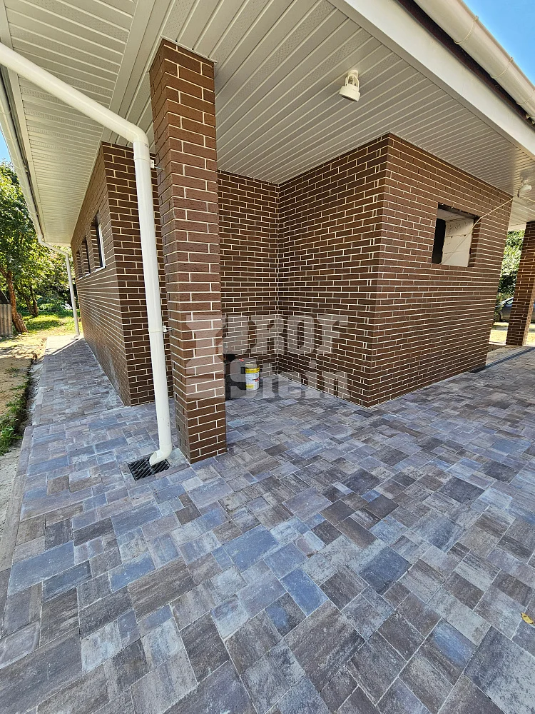 Укладка тротуарной плитки Бавария Штайн Браун