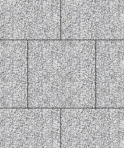 Тротуарная плитка КВАДРАТ 500х500 Стоунмикс Белый с черным Б.5.К.6 Выбор 60 мм