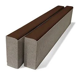 Бордюр тротуарный БР 100.20.8 коричневый, Braer