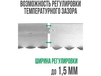 Металлический бордюр 1200*60*45*1,5 компл.