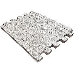 Брусчатка Прямоугольник лайн Эльтон BackWash SteinRus 60 мм