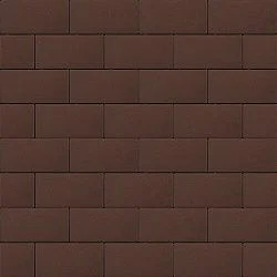 Плитка тротуарная Прямоугольник Лайн Коричневый Гладкая SteinRus 40 мм