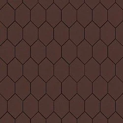 Тротуарная плитка Призма Коричневый Гладкая SteinRus 80 мм