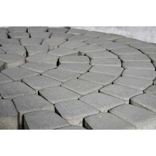 Тротуарная плитка Классико круговая, Серый BRAER 60 мм