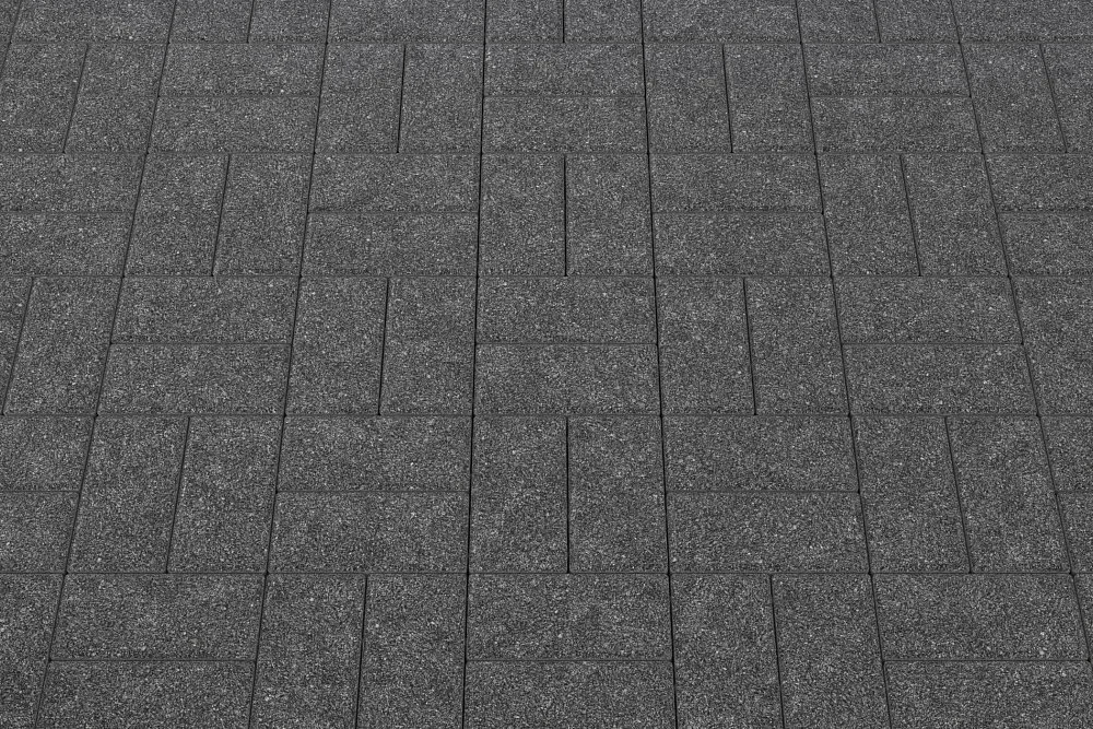 Тротуарная плитка Брусчатка Черный агат Stellard 80 мм