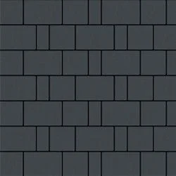 Тротуарная плитка Бельпассо Графит Гладкая SteinRus 60 мм