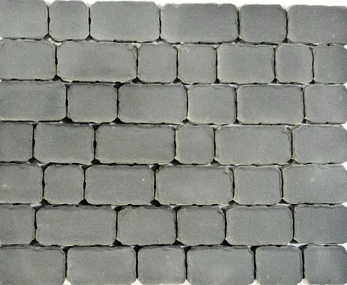 Тротуарная плитка Ривьера, Серый BRAER 60 мм