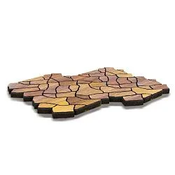 Тротуарная плитка Сан Тропе, Каньон BRAER 70 мм