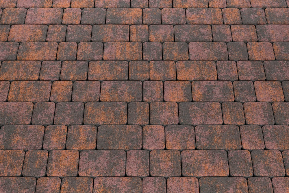 Тротуарная плитка Старый город Браун Stellard 40 мм