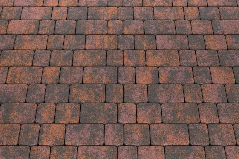 Тротуарная плитка Старый город Браун Stellard 40 мм