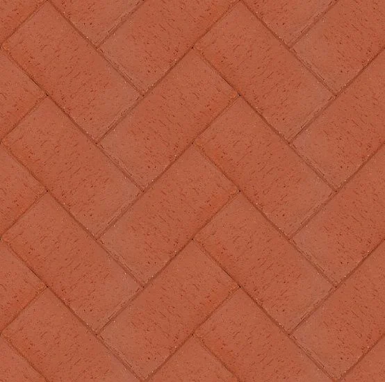 Брусчатка красная "Лондон" клинкер тротуарный 0,51 NF ЛСР