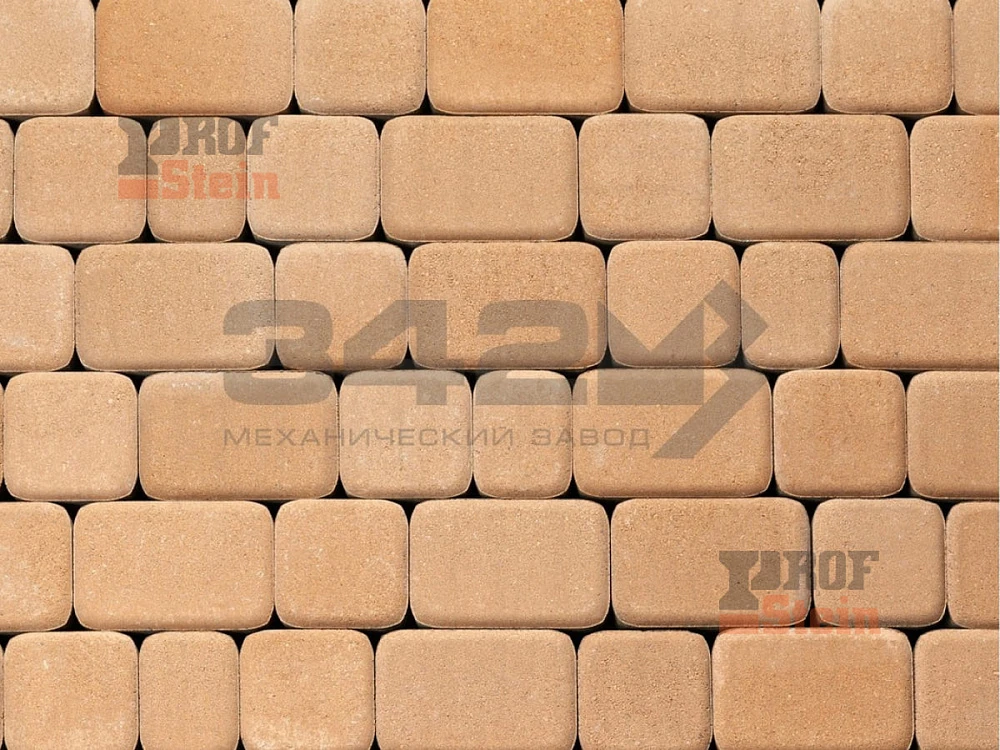 Тротуарная плитка Классика, Бежевый 342 МЗ 60 мм