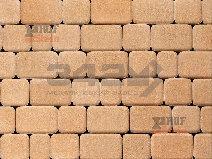 Тротуарная плитка Классика, Бежевый 342 МЗ 60 мм