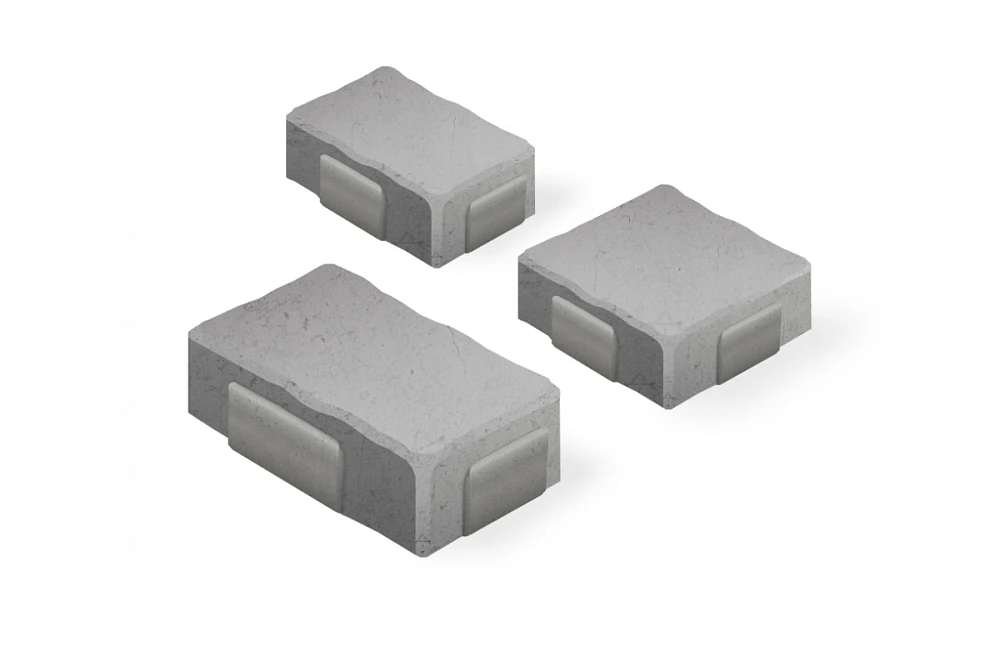 Тротуарная плитка Старый Город 2СГ5Ф Нобетек Серая 50 мм