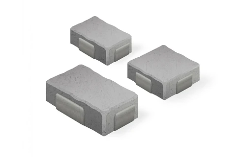 Тротуарная плитка Старый Город 2СГ5Ф Нобетек Белая 50 мм