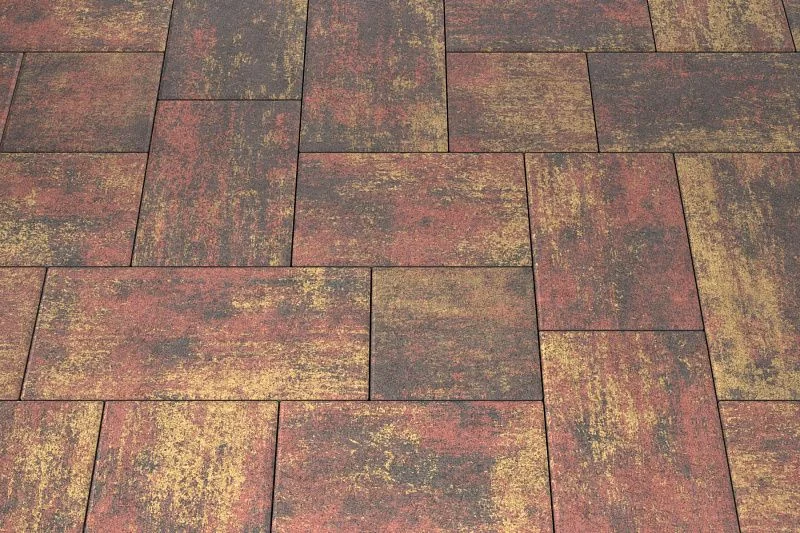 Тротуарная плитка Мозаика XL Закат Stellard 60 мм