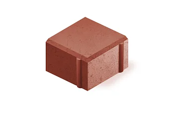 Тротуарная плитка Квадрат Нобетек 4К6Ф Коричневая 60 мм