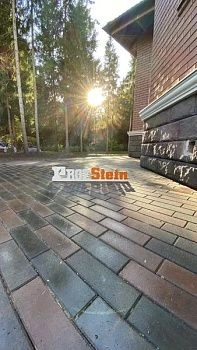 Тротуарная плитка Паркет Эмбер Steingot 60 мм