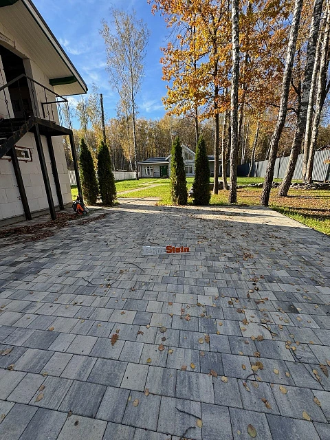 Мощение тротуарной плитки Steingot по дизайн-проекту