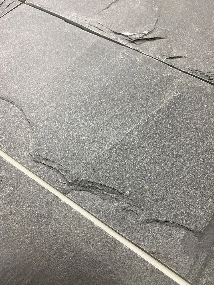 Плитка Сланец чёрный (Машрум) 200х 400 Pharaon