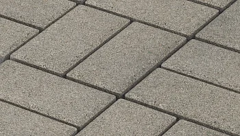 Тротуарная плитка Брусчатка Белый мрамор Stellard 80 мм