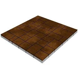 Тротуарная плитка Инсбрук Альпен бомонт Гладкая SteinRus 60 мм