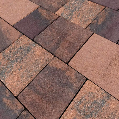 Брусчатка КОЛОР МИКС №23 НОВЫЙ ГОРОД Нобетек 1НГ6Ф 60 мм