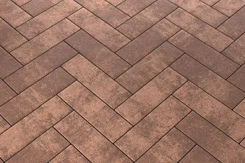 Тротуарная плитка Паркет Мокко Stellard 80 мм