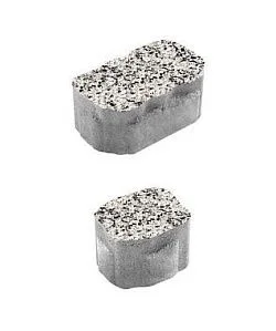 Тротуарная плитка АРЕНА Стоунмикс Бело-черный Б.1.АР.6 Выбор 60 мм