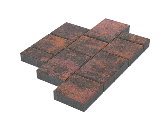 Тротуарная плитка Мозаика Браун Stellard 60 мм