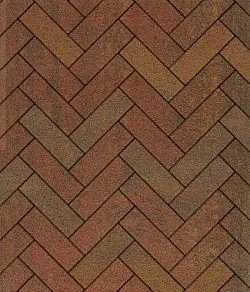 Тротуарная плитка ПРЯМОУГОЛЬНИК 360х80 Листопад гранит Арабская ночь Б.8.П.8 Выбор 80 мм