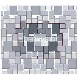 Тротуарная плитка Бавария Травертин Steingot 60 мм