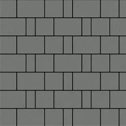 Плитка тротуарная Бельпассо Серый Гладкая SteinRus 40 мм