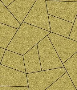 Тротуарная плитка ОРИГАМИ Гранит Желтый Б.4.Фсм.8 Выбор 80 мм